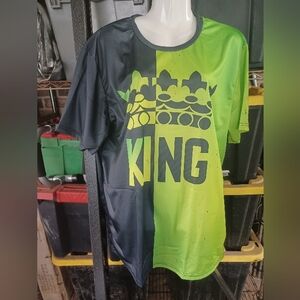 Two-Tone Black and Green Men's Jersey